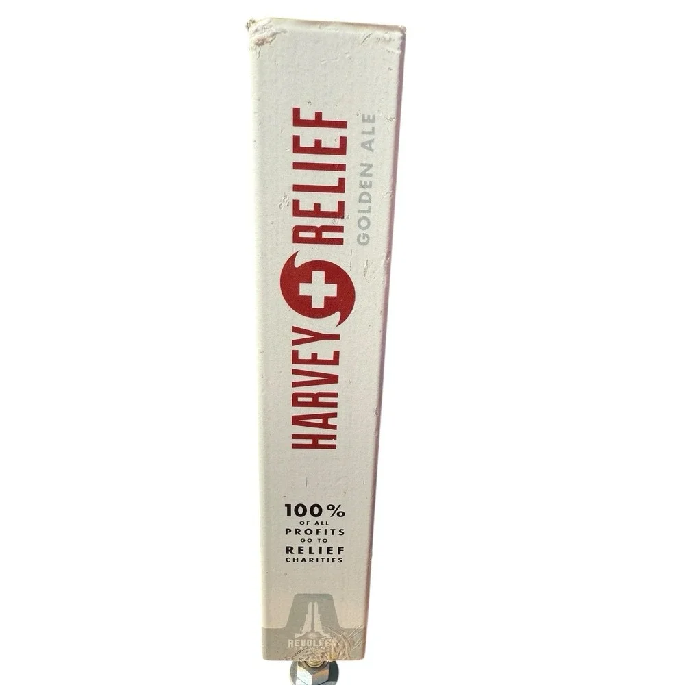 Revolver Brewing‎ Harvey Relief Golden Ale Special Edition Beer Tap Handle Bar